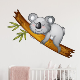 muursticker koala babykamer beer slapen ideeen diy inspiratie leuk