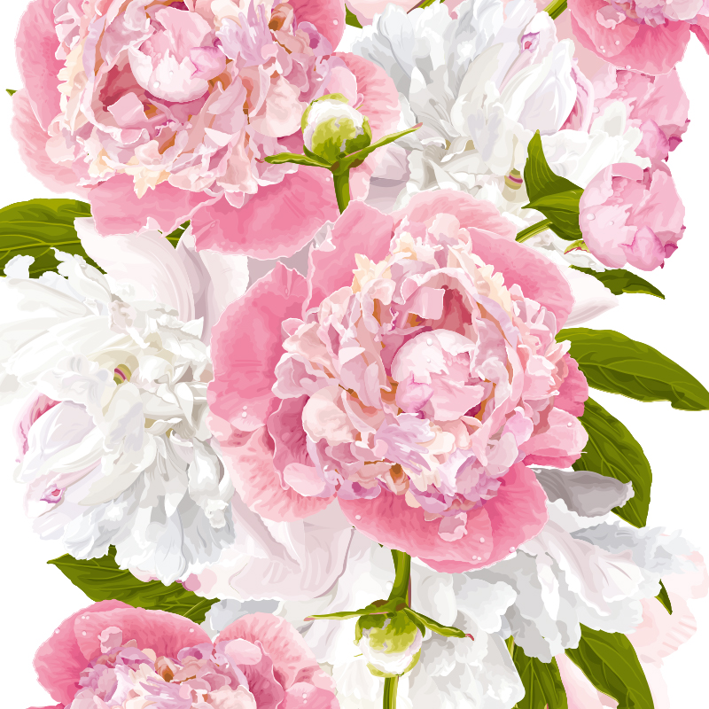 muursticker muurdecoratie pioenroos zalm roze muursticker muurdecoratie pioenroos zalm roze