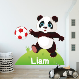 muursticker panda voetballende babykamer kinderkamer kids room speelkamer ideen inspiratie leuk diy muursticker panda voetballende babykamer kinderkamer kids room speelkamer ideen inspiratie leuk diy