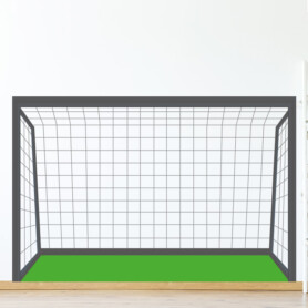 muursticker voetbal goal kinderkamer stoer ideeen leuk speels diy inspiratie
