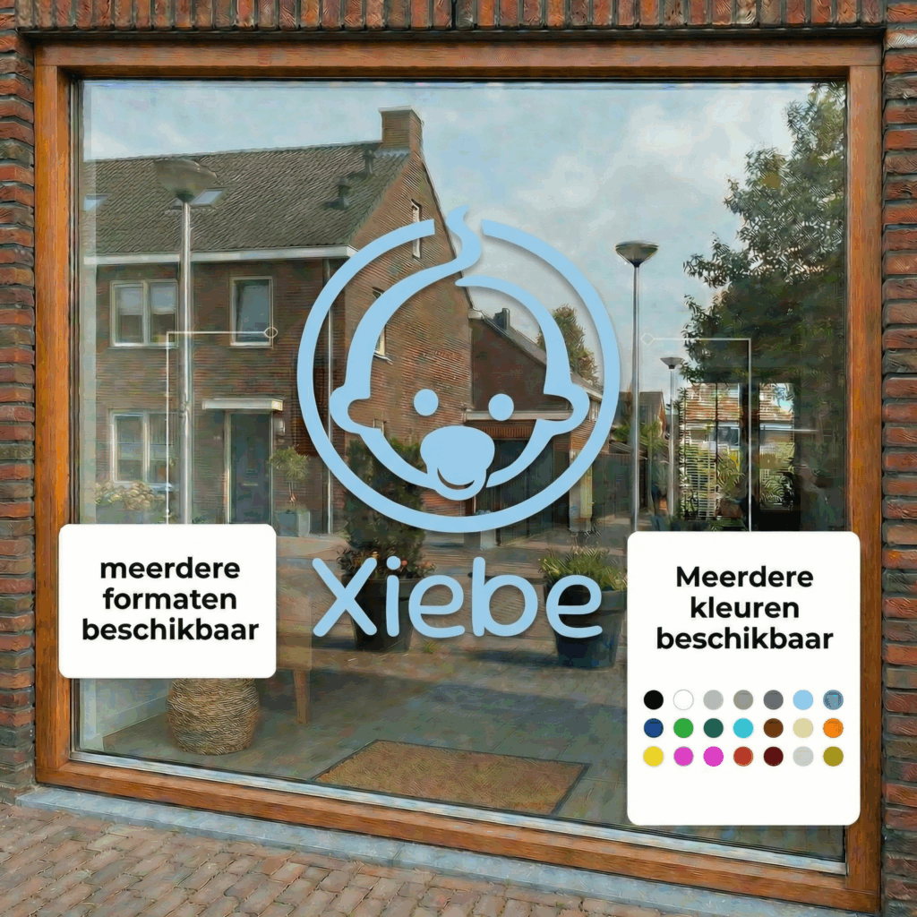 Geboortesticker jongen - baby met naam Geboortesticker jongen - baby met naam