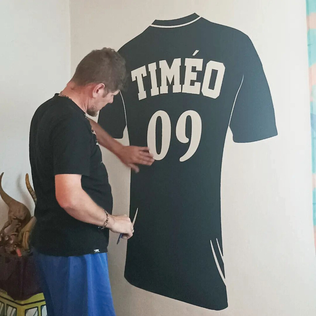 voetbalshirt-muursticker