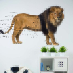 muursticker leeuw kinderkamer welp lion stoere kinderkamer ideeen diy goedkoop muursticker leeuw kinderkamer welp lion stoere kinderkamer ideeen diy goedkoop