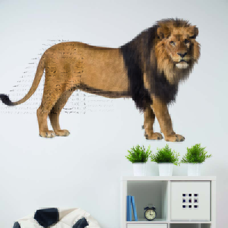 muursticker leeuw kinderkamer welp lion stoere kinderkamer ideeen diy goedkoop muursticker leeuw kinderkamer welp lion stoere kinderkamer ideeen diy goedkoop