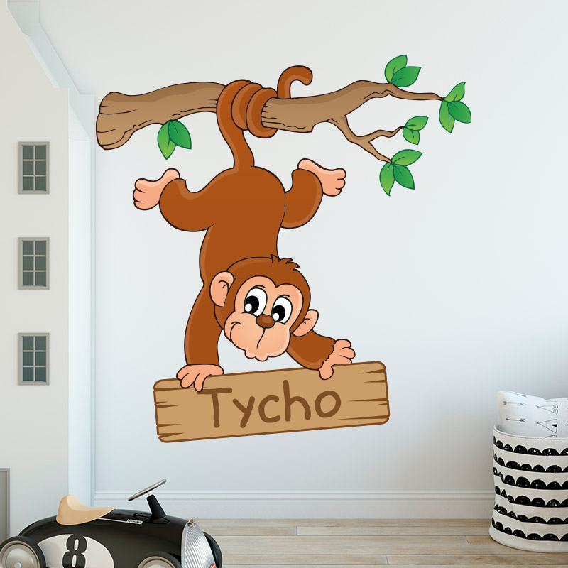 muursticker aap kinderkamer ideeen inspiratie diy kleurrijk zwart modern muursticker aap kinderkamer ideeen inspiratie diy kleurrijk zwart modern