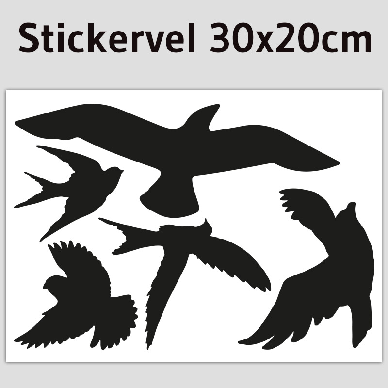 stickervel vogel set stickervel vogel set
