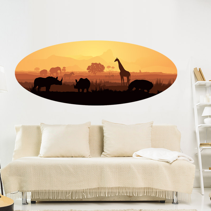 muursticker afrikaanse dieren woonkamer dieren inspiratie ideene leuke living room muursticker afrikaanse dieren woonkamer dieren inspiratie ideene leuke living room