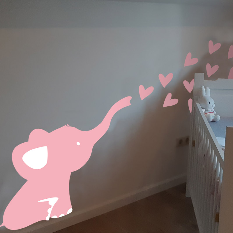 muursticker babykamer olifant ideeen inspiratie lief roze zacht verven meisjeskamer muursticker babykamer olifant ideeen inspiratie lief roze zacht verven meisjeskamer