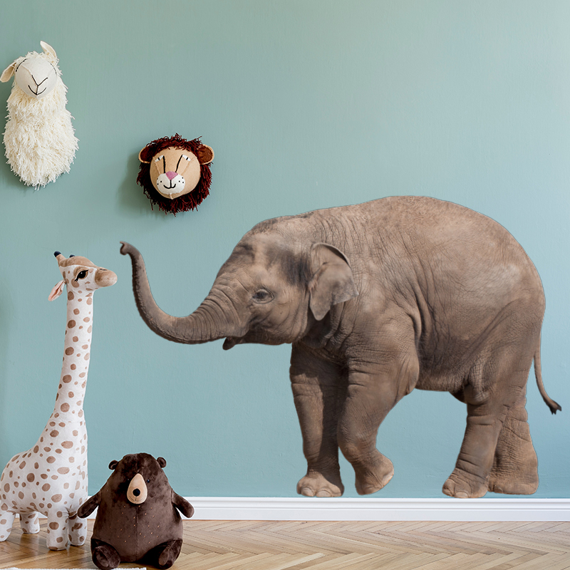 muursticker olifant baby kinderkamer inspiratie lief schattig babykamer grijze elephant dieren kamer muursticker olifant baby kinderkamer inspiratie lief schattig babykamer grijze elephant dieren kamer