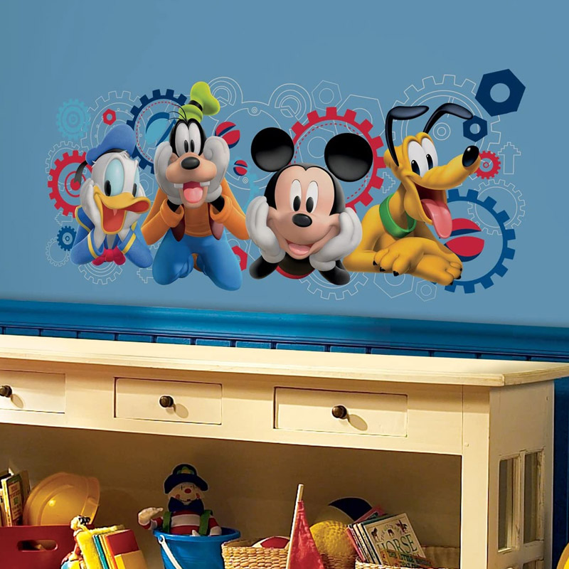 muursticker roommates mickey mouse clubhouse goofy donald duck pluto muursticker roommates mickey mouse clubhouse goofy donald duck pluto