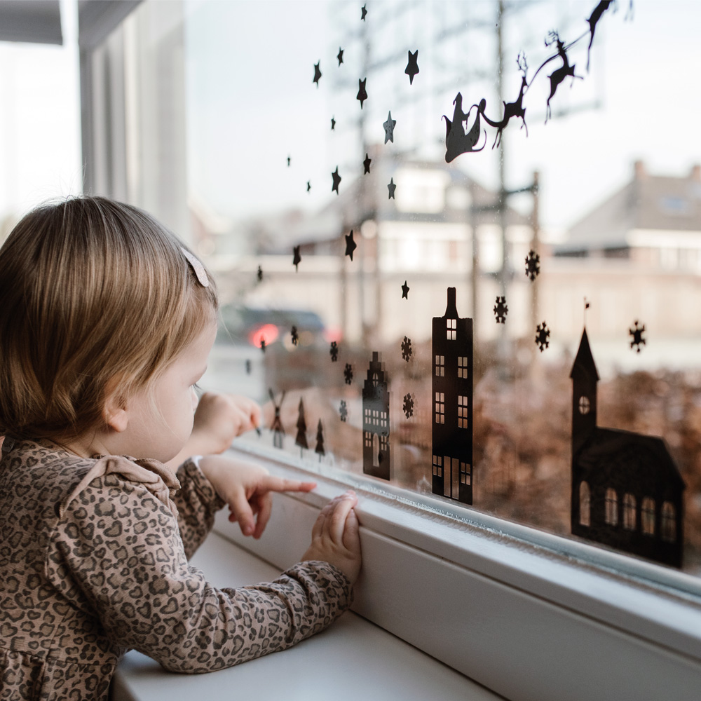 raamstickers sinterklaas zwart statisch herbruikbaar raamstickers sinterklaas zwart statisch herbruikbaar