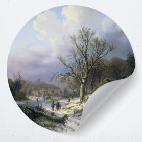 muurcirkel behangcirkel sneeuwlandschap kunstwerk muurdecoratie wanddecoratie woonkamer keuken inspiratie muurcirkel behangcirkel sneeuwlandschap kunstwerk muurdecoratie wanddecoratie woonkamer keuken
