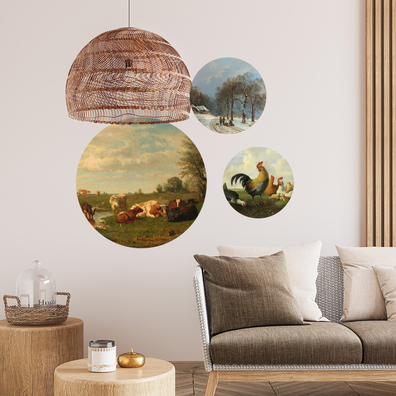muurcirkels behangcirkel muurdecoratie woonkamer kip ijs sneeuwlandschap koeien haan gezellig wanddecoratie muurcirkels behangcirkel muurdecoratie woonkamer kip ijs sneeuwlandschap koeien haan gezellig wanddecoratie