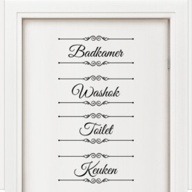 badkamer toilet keuken washok sticker set laundry bathroom wc kitchen nederlands zwart muurstickers deurstickers badkamer toilet keuken washok sticker set laundry bathroom wc kitchen nederlands zwart muurstickers deurstickers