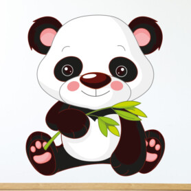 muursticker panda kinderkamer babykamer vrolijk beer muursticker panda kinderkamer babykamer vrolijk beer