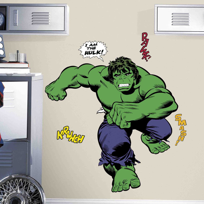 muursticker-hulk-groen-kinderkamer-stoer muursticker-hulk-groen-kinderkamer-stoer