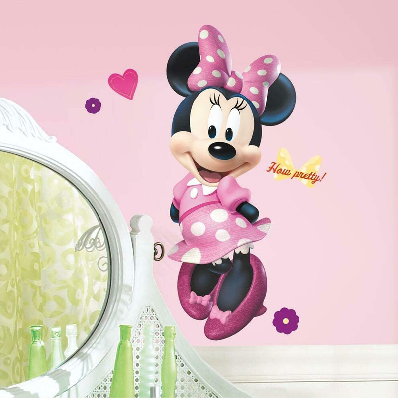muursticker-minnie-mouse-meisjeskamer muursticker-minnie-mouse-meisjeskamer