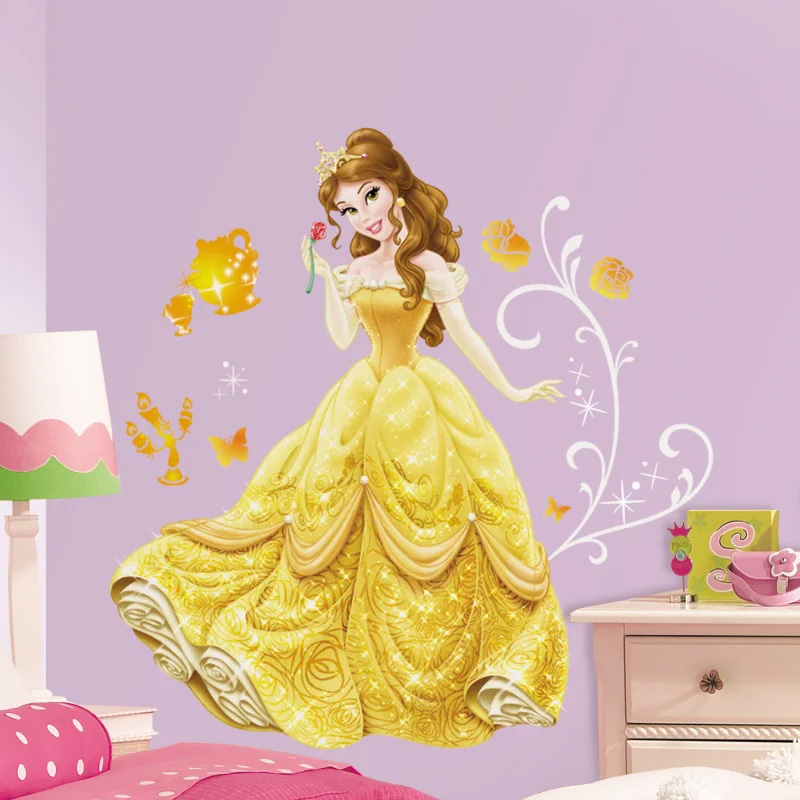 muursticker roommates disney belle en de beest bloemen meisjekamer ideeen leuk goedkoop zelfklevend muursticker roommates disney belle en de beest bloemen meisjekamer ideeen leuk goedkoop zelfklevend