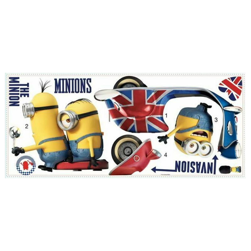 muurstickers minions despicable me kinderkamer vrolijk muurstickers minions despicable me kinderkamer vrolijk