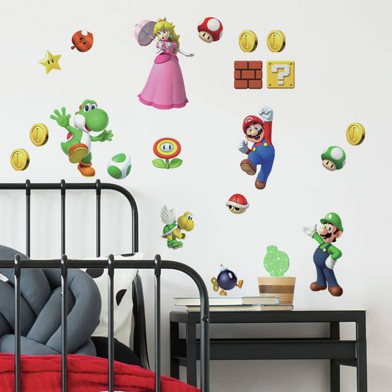 roommates-super-mario-brothers-rmk4733scs-aufmacher-muursticker roommates-super-mario-brothers-rmk4733scs-aufmacher-muursticker