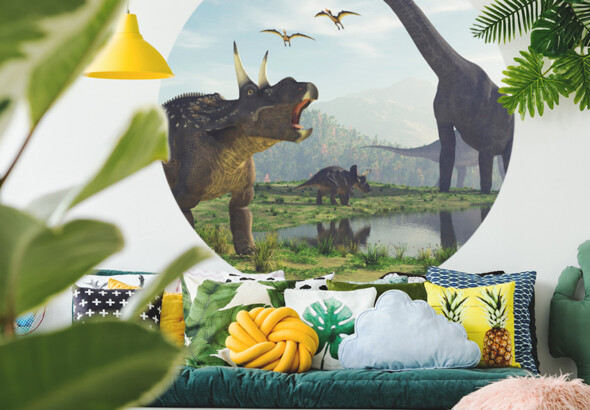 MUURSTICKER DINOSAURUS DINO STICKER BEHANG