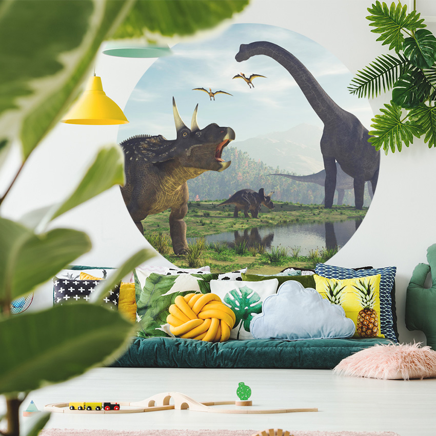MUURSTICKER DINOSAURUS DINO STICKER BEHANG MUURSTICKER DINOSAURUS DINO STICKER BEHANG