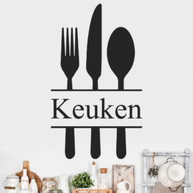 muursticker keuken bestek muursticker keuken bestek