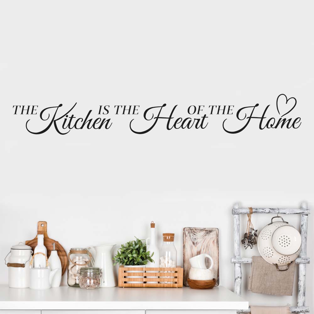 muursticker keuken ideeen inspiratie zwart wit grijs tekst nederlands groot klein vork bestek mes mixer coffee 2koffie kitchen is the heart of the home muursticker keuken ideeen inspiratie zwart wit grijs tekst nederlands groot klein vork bestek mes mixer coffee 2koffie kitchen is the heart of the home