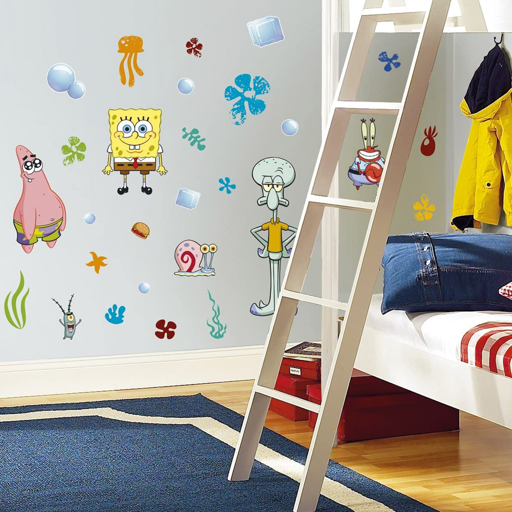Spongebob-muurstickers Spongebob muurstickers
