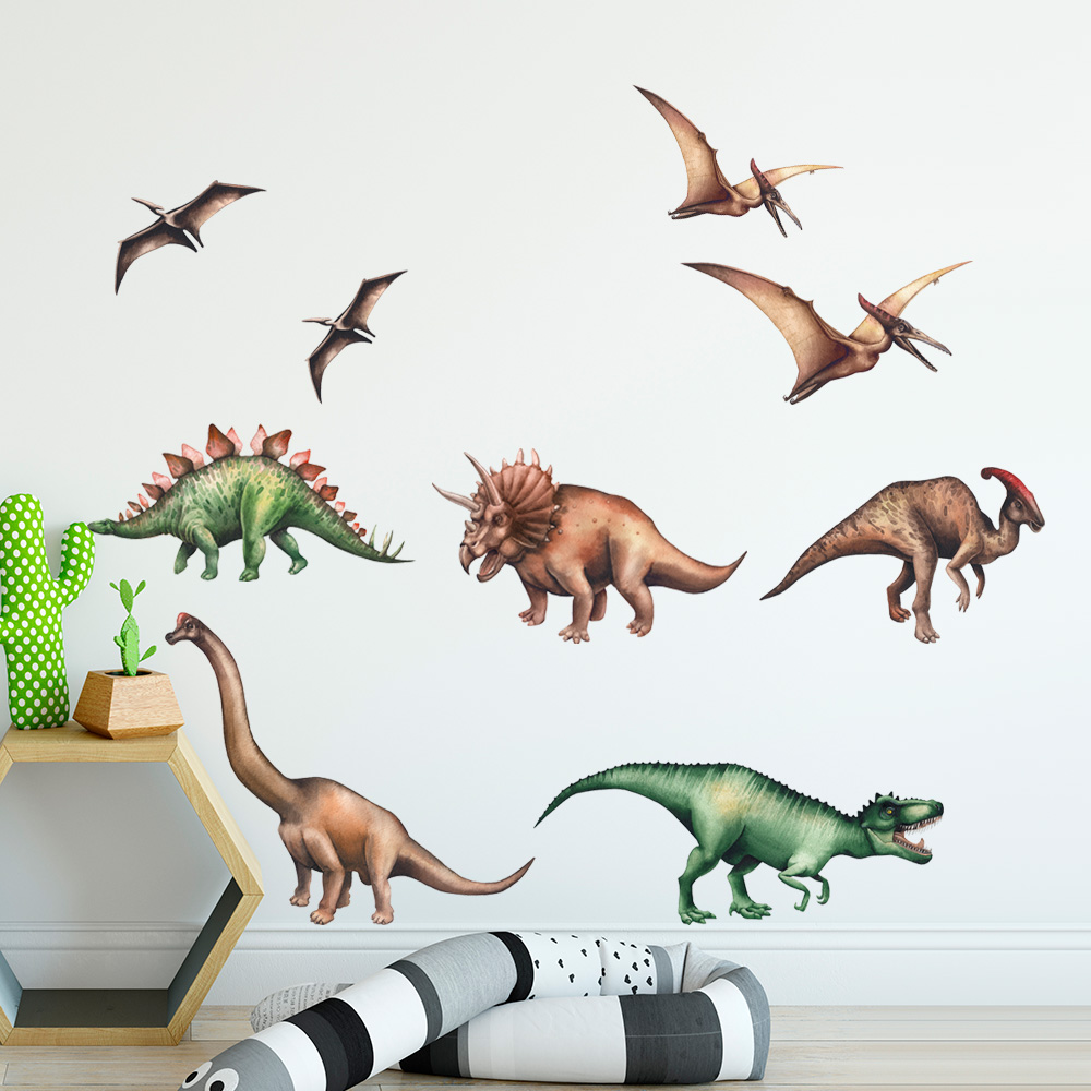 muursticker dinosaurussen behang muursticker dinosaurussen behang