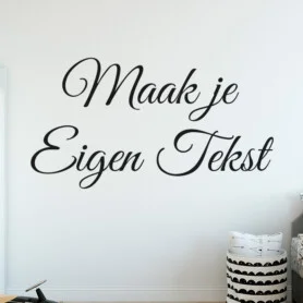 muursticker-maak-eigen-tekst