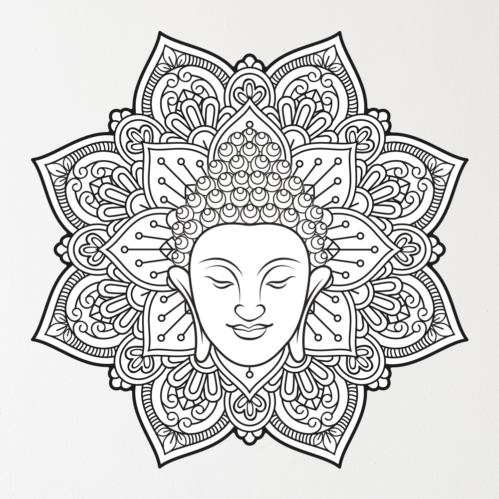 muursticker boedha buddha woonkamer yoga muursticker boedha buddha woonkamer yoga