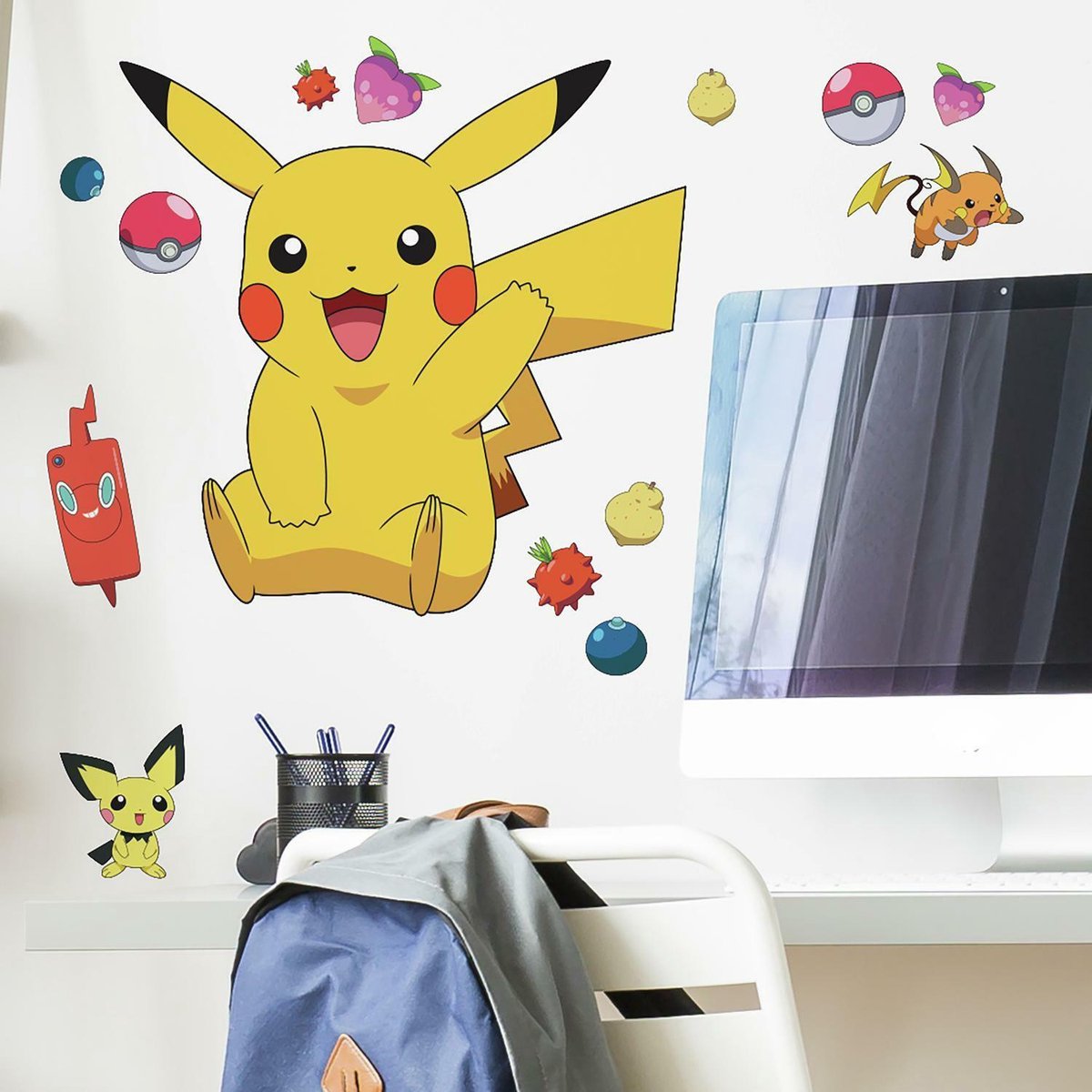 muurstickers pikachu muurstickers pikachu