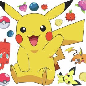 pikachu muurstickers