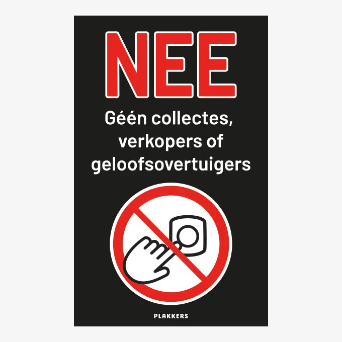 geen-collecte-geloofsovertuigers-of-verkopers-aan-deur-sticker-pictogrammen-zwart-rood.jpg.png Geen collecte sticker – “Nee, geen collecte, verkopers of geloofsovertuigers sticker”