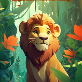 leeuw deursticker met naam cartoon creatief jungle natuur kinderkamer leeuw deursticker met naam cartoon creatief jungle natuur kinderkamer