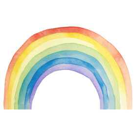 muursticker regenboog aquarelle waterverf kinderkamer vrolijk kleurrijk muursticker regenboog aquarelle waterverf kinderkamer vrolijk kleurrijk