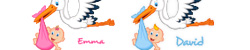 Geboortestickers