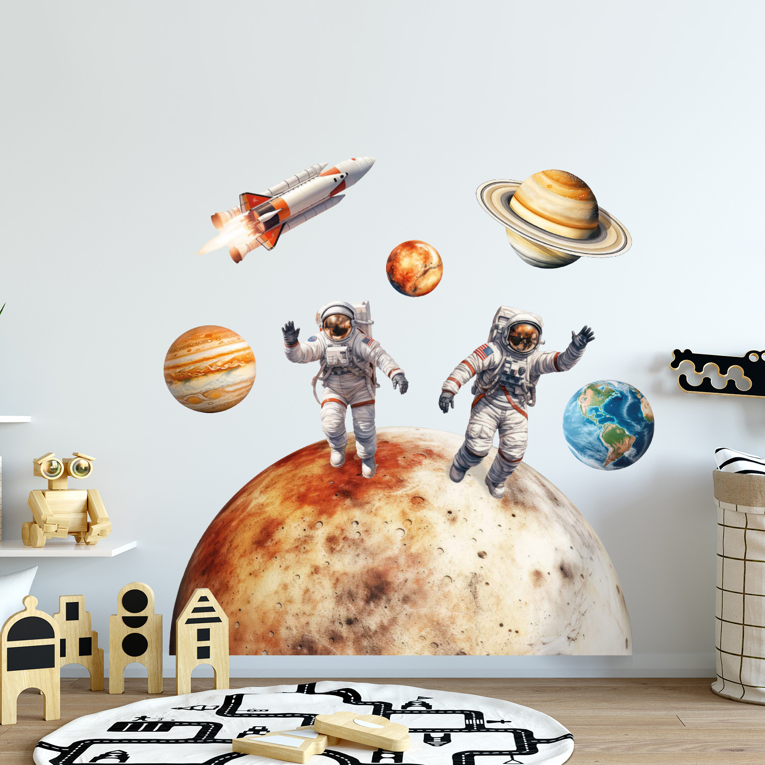 muursticker ruimte space 2 muursticker ruimte space 2
