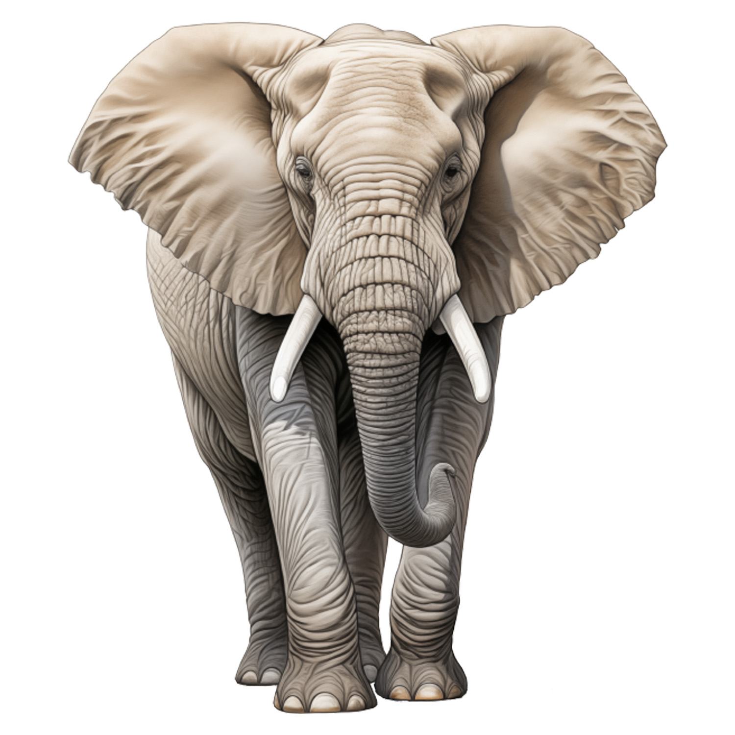Muursticker afrikaanse olifant woonkamer slaapkamer jungle natuurlijk dieren XL Muurstickerstunterstunter Muursticker afrikaanse olifant woonkamer slaapkamer jungle natuurlijk dieren XL Muurstickerstunterstunter