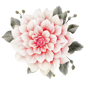 Muursticker woonkamer bloem roze creatief sierlijk Muurstickerstunter