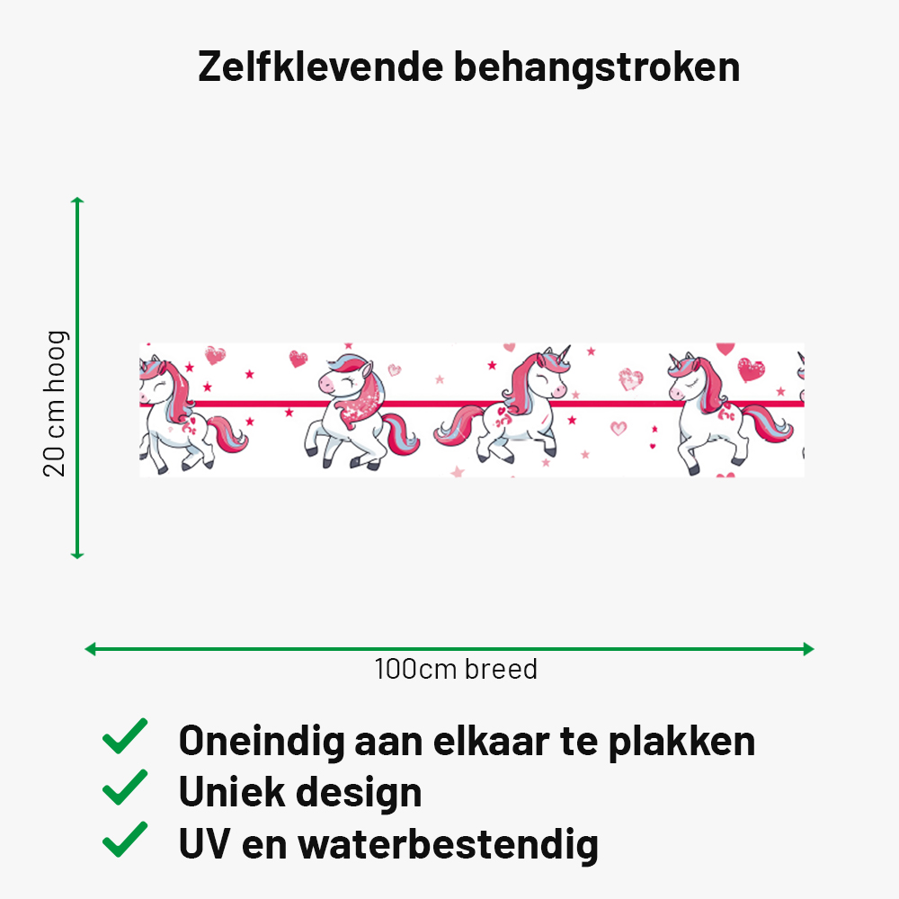 eenhoorn zelfklevende behangrand kinderkamer creatief eenhoorn zelfklevende behangrand kinderkamer creatief