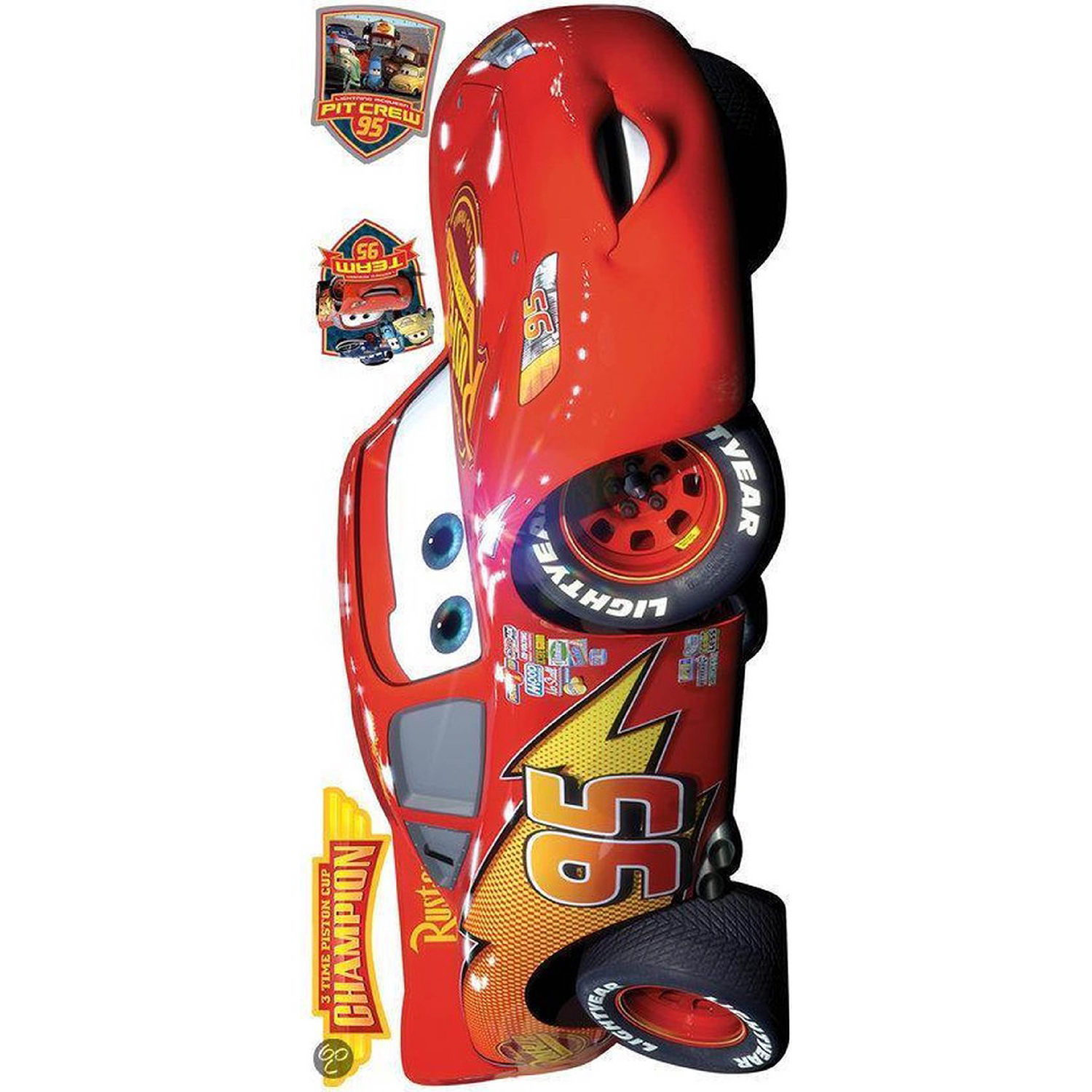 Muursticker Disney Cars Lightning McQueen Muursticker Disney Cars Lightning McQueen