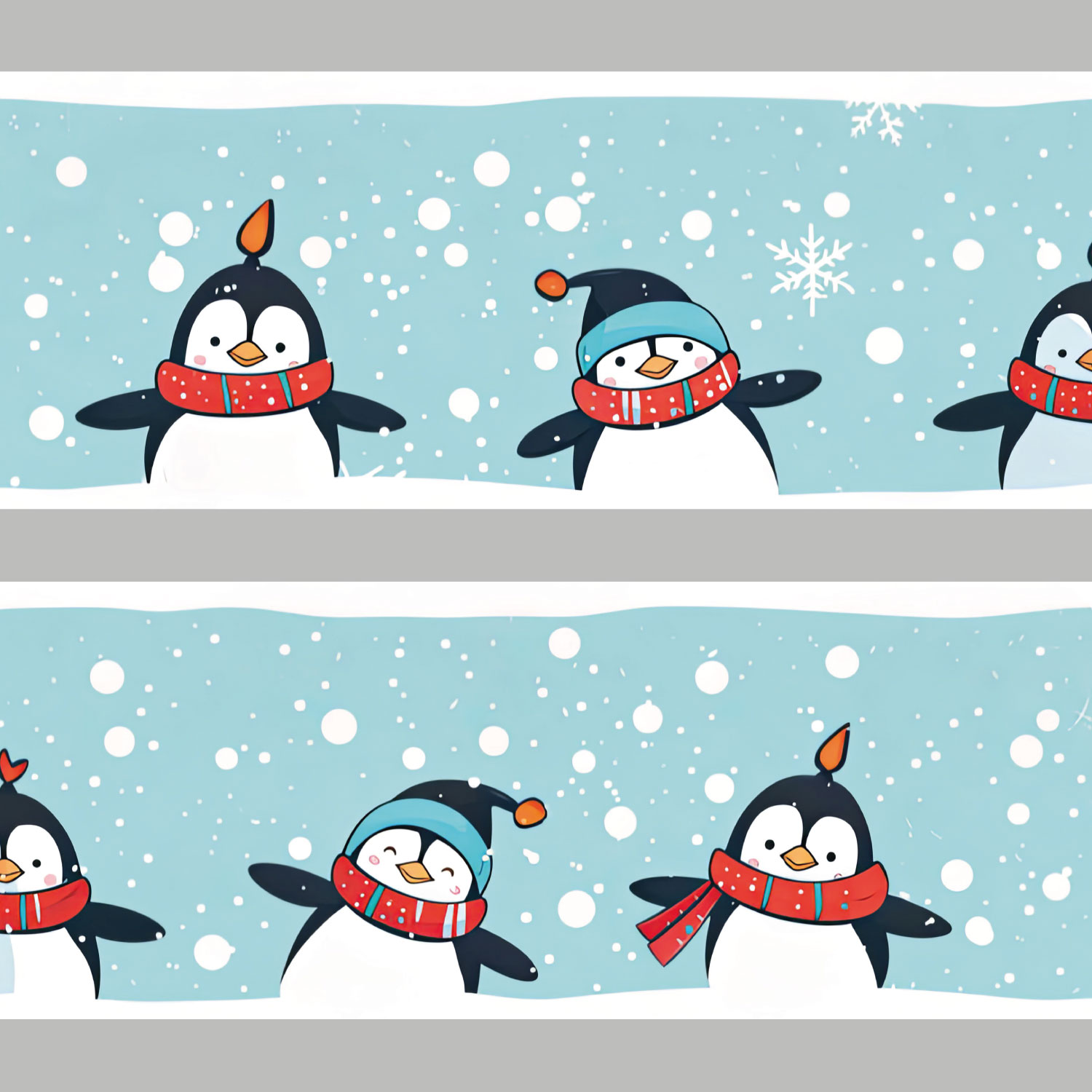 zelfklevende behangstrook muurstickerstunter pinguin winter schattig zelfklevende behangstrook muurstickerstunter pinguin winter schattig