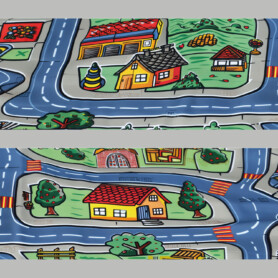 straten zelfklevende behangstroken retro klassiek grappig muurstickersstunter