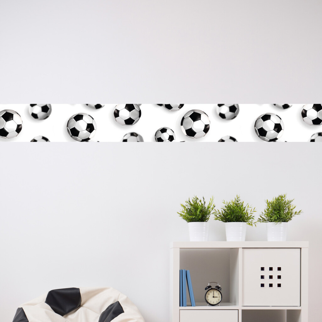 voetballen zelfklevende behangrand creatief muurstickerstunter voetballen zelfklevende behangrand creatief muurstickerstunter