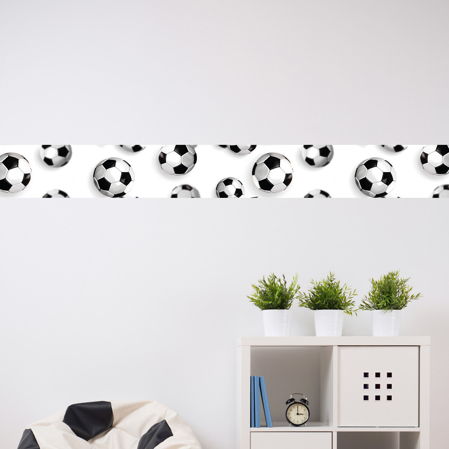 voetballen zelfklevende behangrand creatief muurstickerstunter voetballen zelfklevende behangrand creatief muurstickerstunter