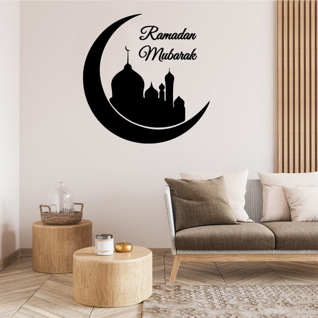 ramadan mubarak islamitische muursticker vasten feestdagen muurstickerstunter ramadan mubarak islamitische muursticker vasten feestdagen muurstickerstunter