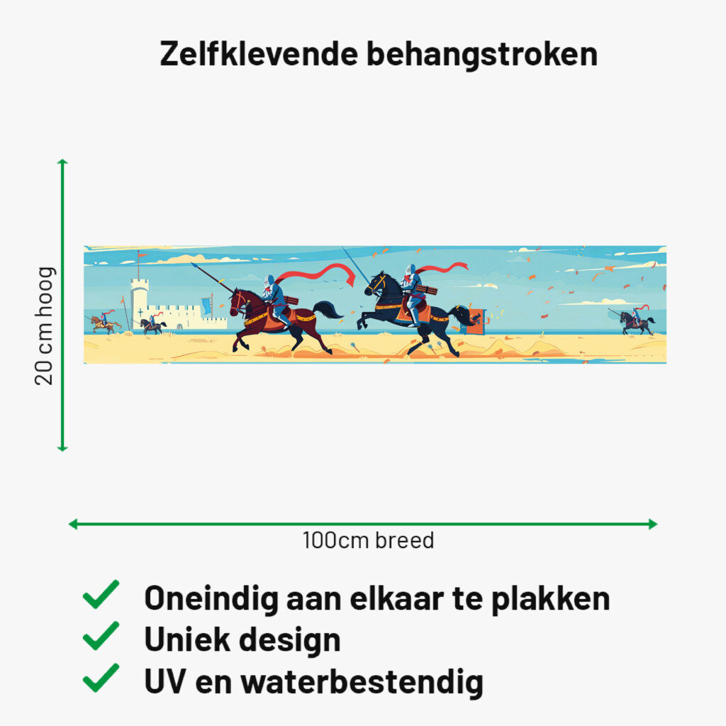 ridders zelfklevende behangstrook stoer kinderkamer ridderkamer muurstickerstunter ridders zelfklevende behangstrook stoer kinderkamer ridderkamer muurstickerstunter