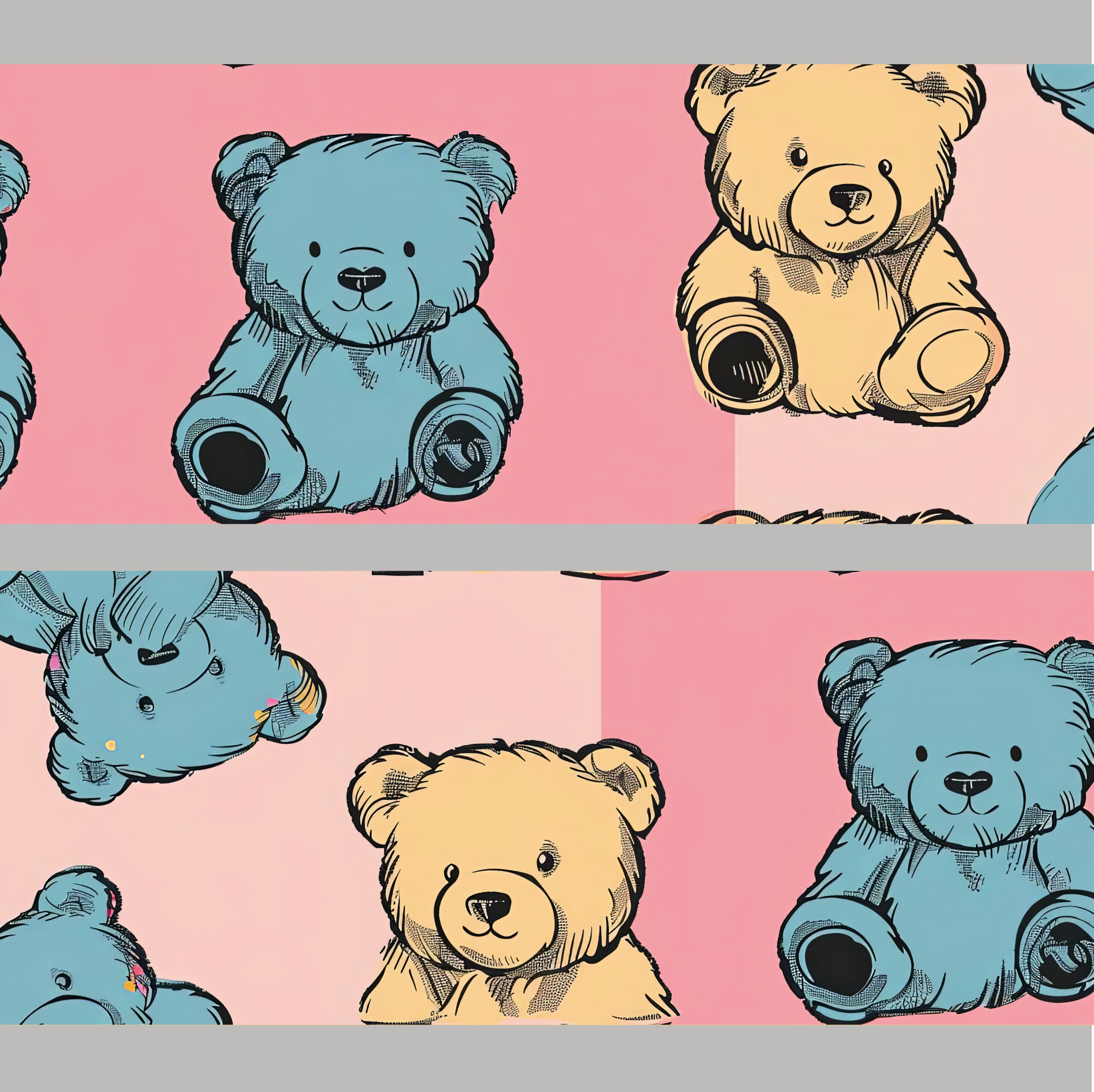 teddyberen pastel zelfklevende behangrand schattig muurstickerstunter teddyberen pastel zelfklevende behangrand schattig muurstickerstunter